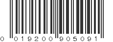 UPC 019200905091