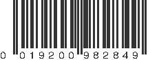 UPC 019200982849