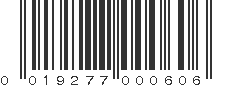 UPC 019277000606