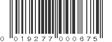 UPC 019277000675