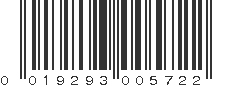 UPC 019293005722