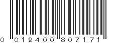 UPC 019400807171