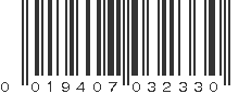 UPC 019407032330