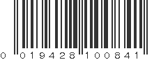 UPC 019428100841