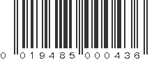 UPC 019485000436