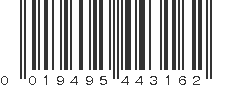 UPC 019495443162