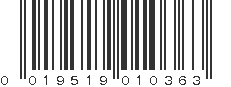 UPC 019519010363