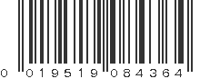UPC 019519084364