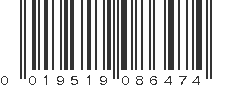 UPC 019519086474