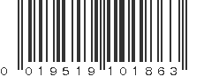 UPC 019519101863