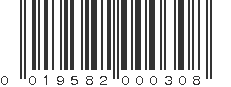 UPC 019582000308