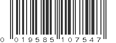 UPC 019585107547