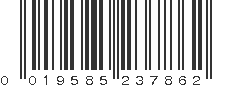 UPC 019585237862