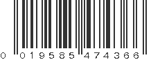 UPC 019585474366