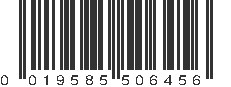 UPC 019585506456