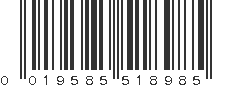 UPC 019585518985