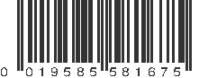 UPC 019585581675