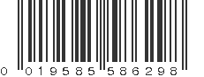 UPC 019585586298