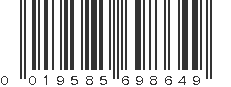 UPC 019585698649