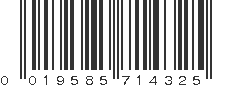 UPC 019585714325