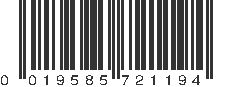 UPC 019585721194