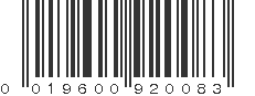 UPC 019600920083