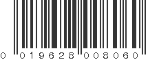 UPC 019628008060