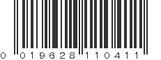 UPC 019628110411