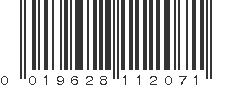 UPC 019628112071