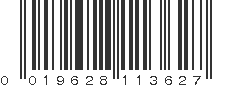 UPC 019628113627