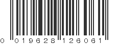 UPC 019628126061