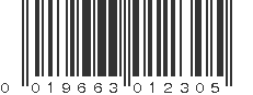 UPC 019663012305