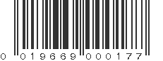 UPC 019669000177