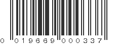 UPC 019669000337