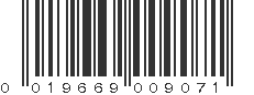 UPC 019669009071