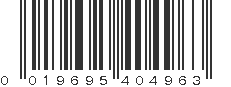 UPC 019695404963