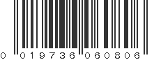 UPC 019736060806