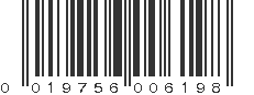 UPC 019756006198