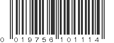 UPC 019756101114