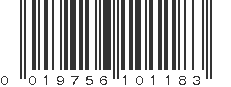 UPC 019756101183