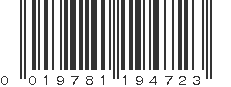 UPC 019781194723