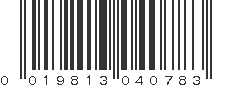 UPC 019813040783