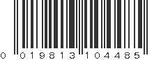 UPC 019813104485