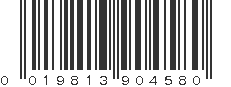 UPC 019813904580