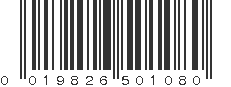 UPC 019826501080