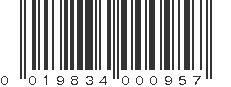 UPC 019834000957