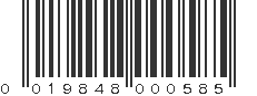 UPC 019848000585