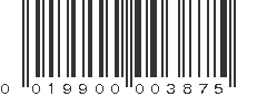 UPC 019900003875