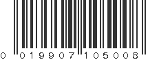 UPC 019907105008