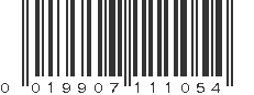 UPC 019907111054